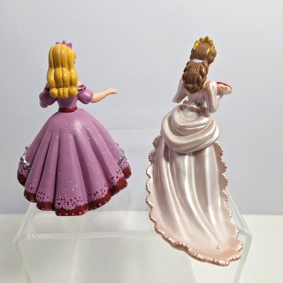 Iso Sel France Princess Figures Wedding Queen Plastic Cake Toppers Lot Dancing - Picture 8 of 15